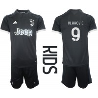 Juventus Dusan Vlahovic #9 Rezervni Dres za djecu 2023-24 Kratak Rukav (+ Kratke hlače)